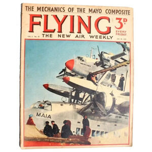 Vtg Jan 14, 1939 Flying Aviation Magazine Vol. 2 No. 16 - The Demon Power